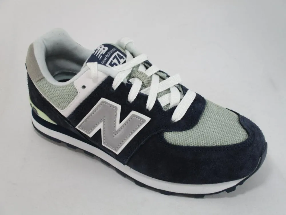 New Balance sneakers da ragazzo KL574NWG navy grey