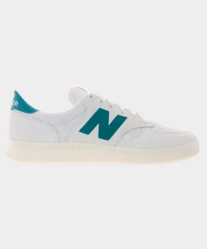 New Balance T500 Court in White   Green