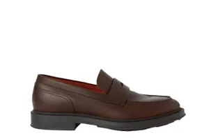 New Loro Piana Mens Travis Brown Leather Shoes