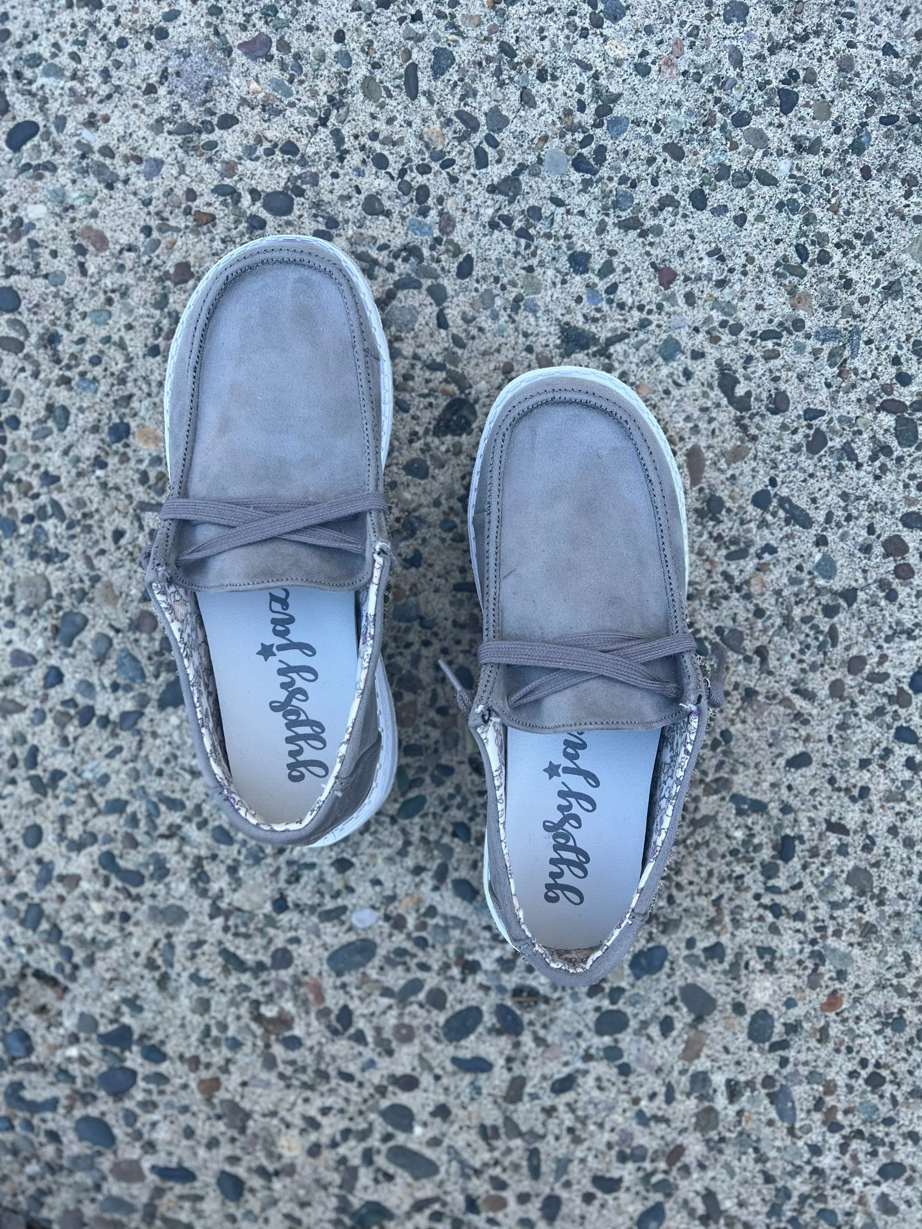 *Outlet* Moonshine Slip Ons (Grey)