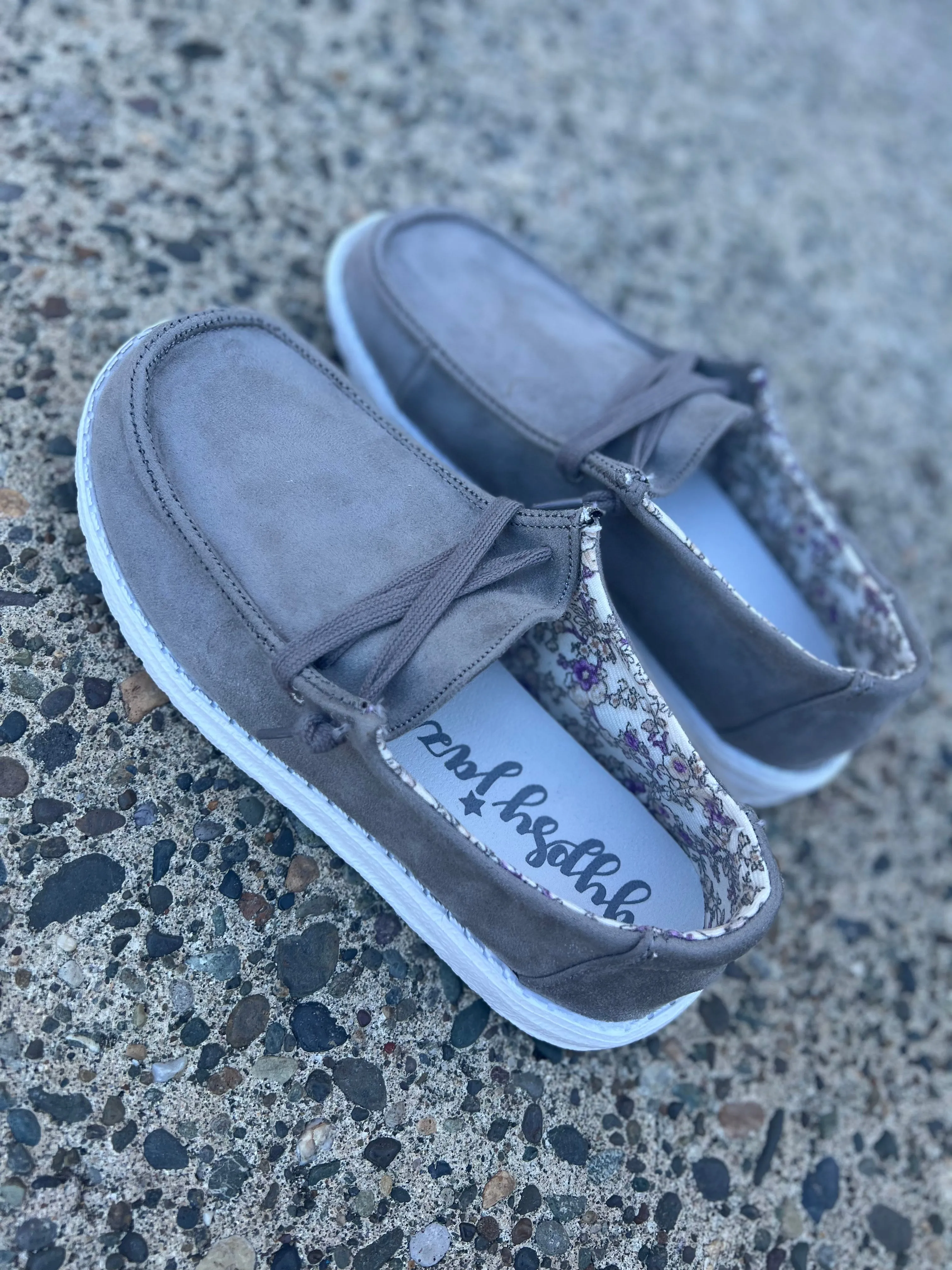 *Outlet* Moonshine Slip Ons (Grey)