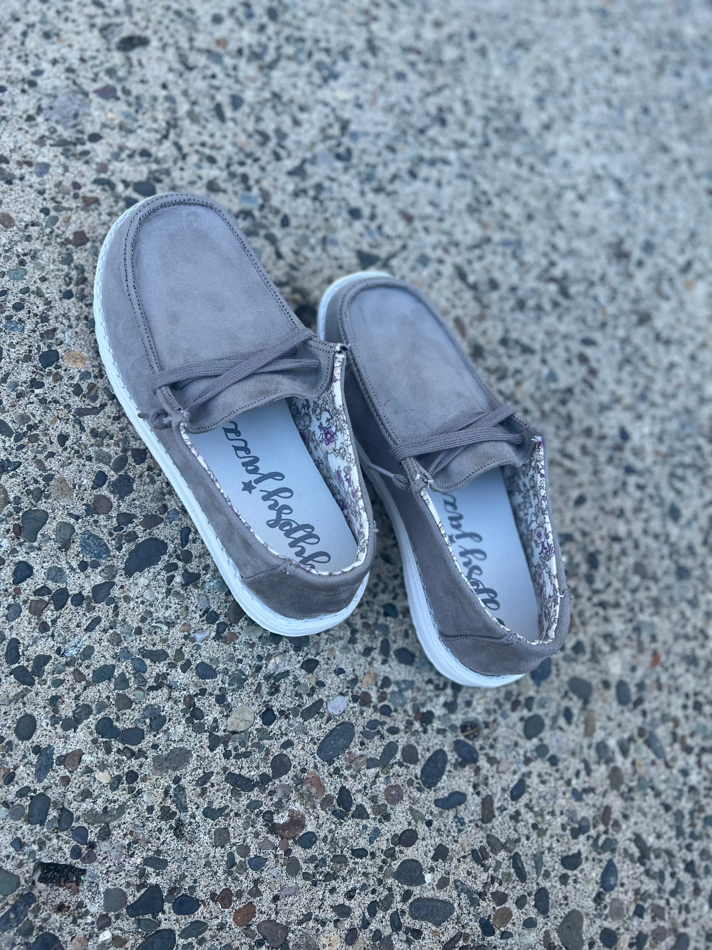 *Outlet* Moonshine Slip Ons (Grey)