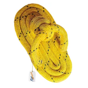 Pet Vogue Sandal Shaped Rope Toy for Dogs | For Medium Chewers (Yellow)