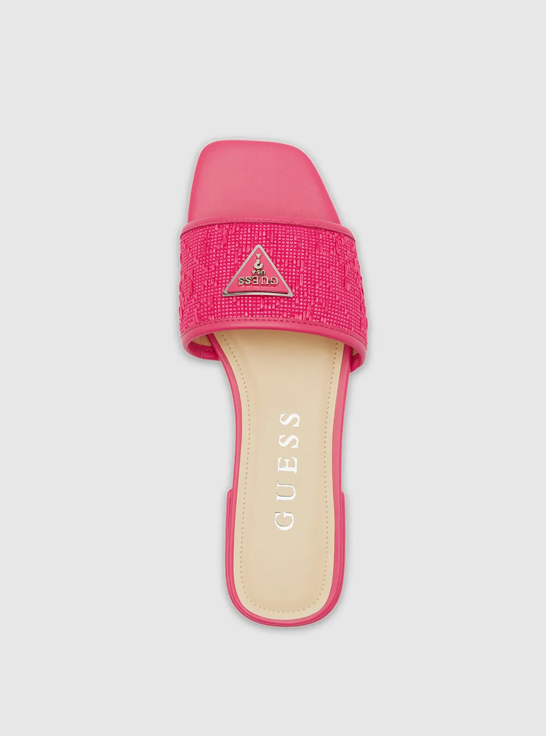 Pink Tamsey Slide Sandals