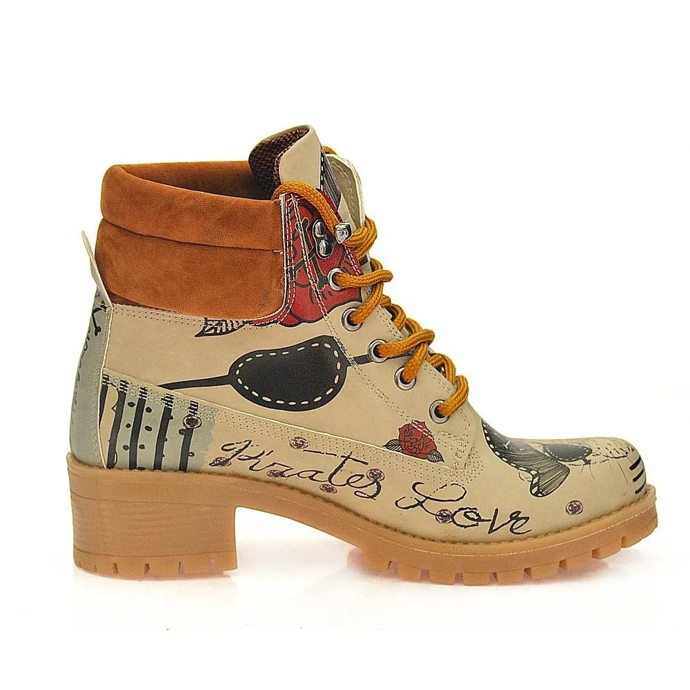 Pirates Love Short Boots KAT107