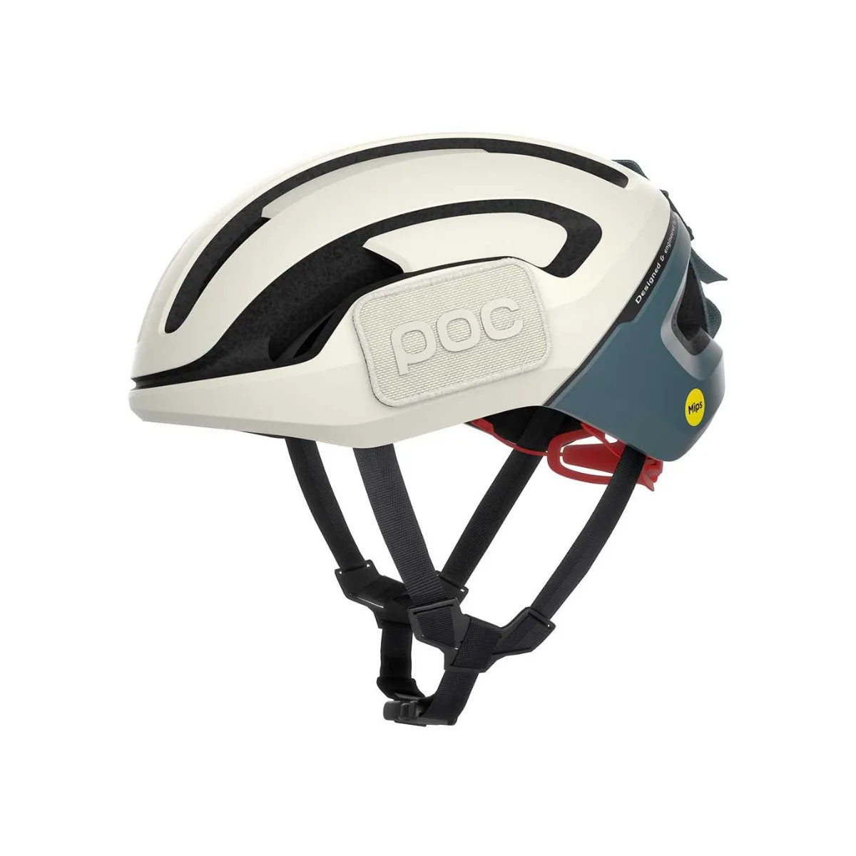 POC Omne Ultra MIPS Helmet White Matte Blue