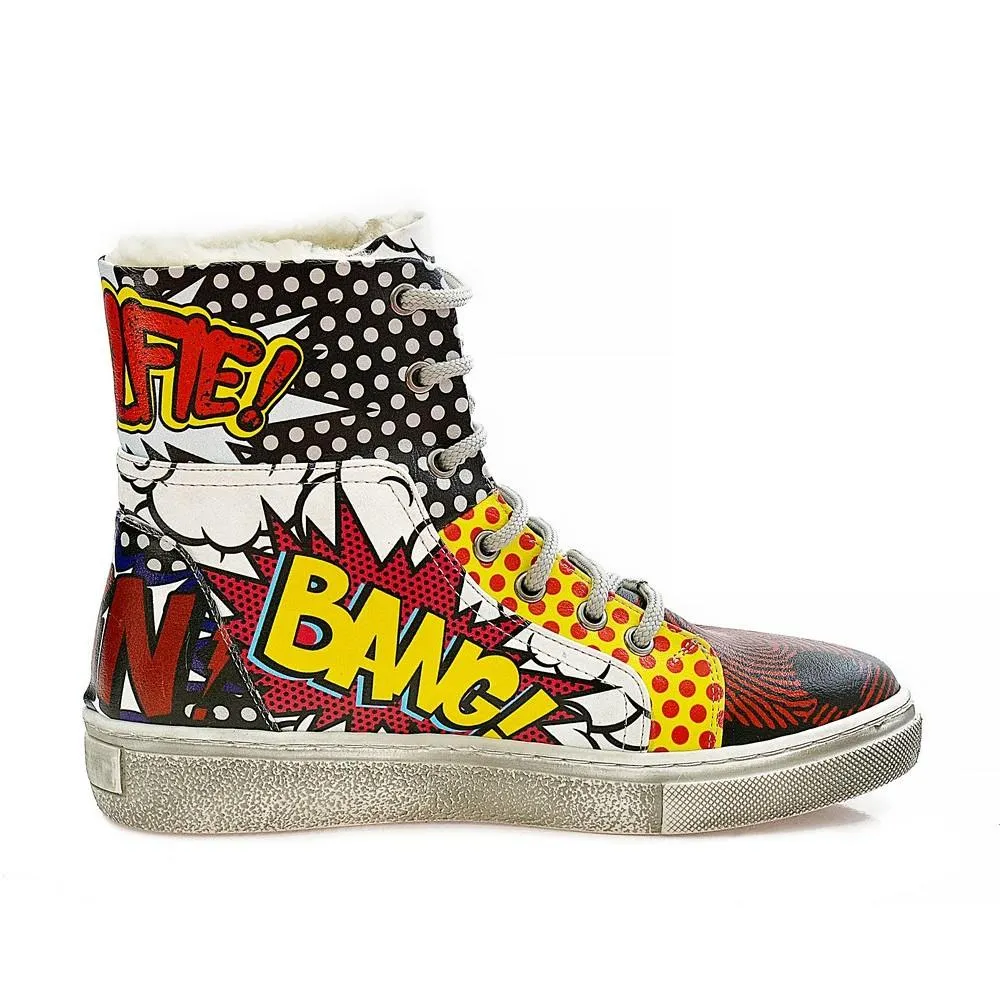 Pop Art Short Boots WJAS123