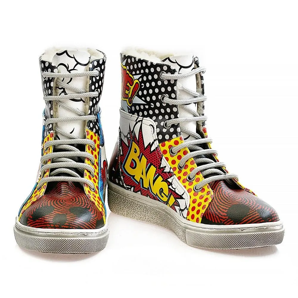 Pop Art Short Boots WJAS123