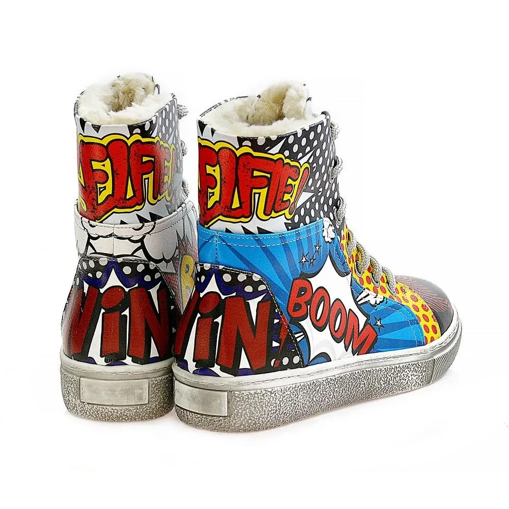 Pop Art Short Boots WJAS123