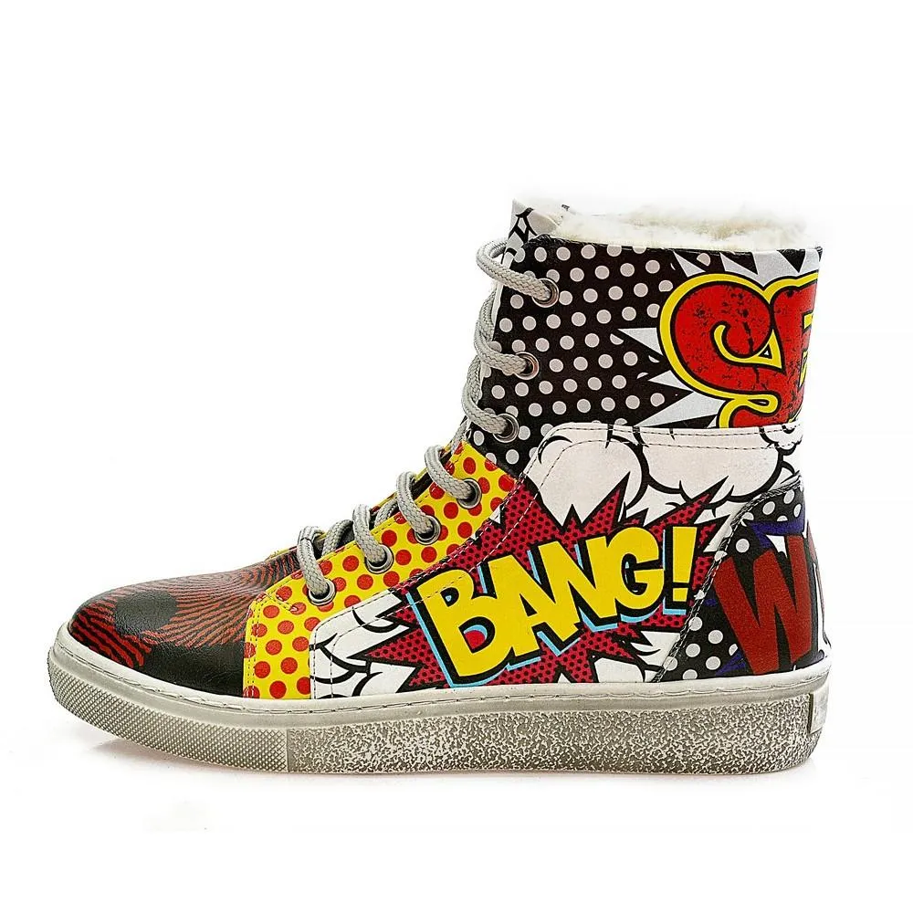 Pop Art Short Boots WJAS123