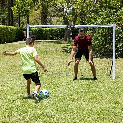 Portable Soccer Goals for Backyard, Lightweight Soccer Net with Carry Bag - Premium Soccer Goal and Soccer Training Equipment (2) 8 x 5 Feet [Single Goal]