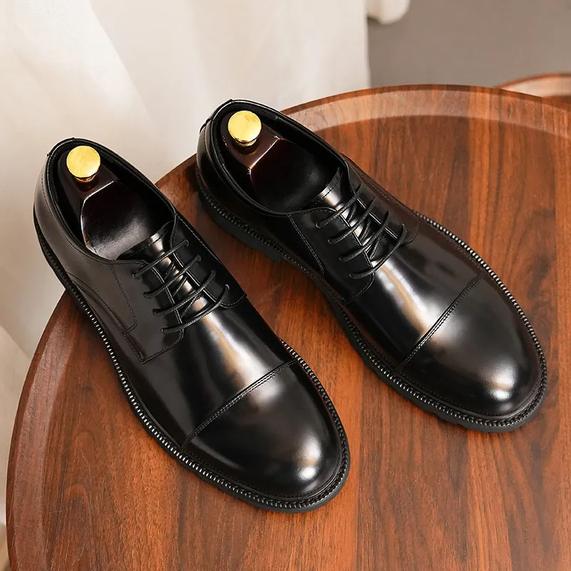 PowerStride Luxe Leather Business Dress Shoes