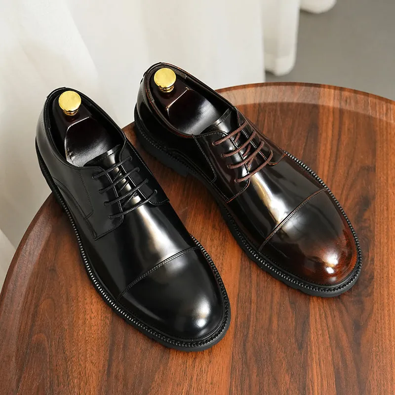 PowerStride Luxe Leather Business Dress Shoes