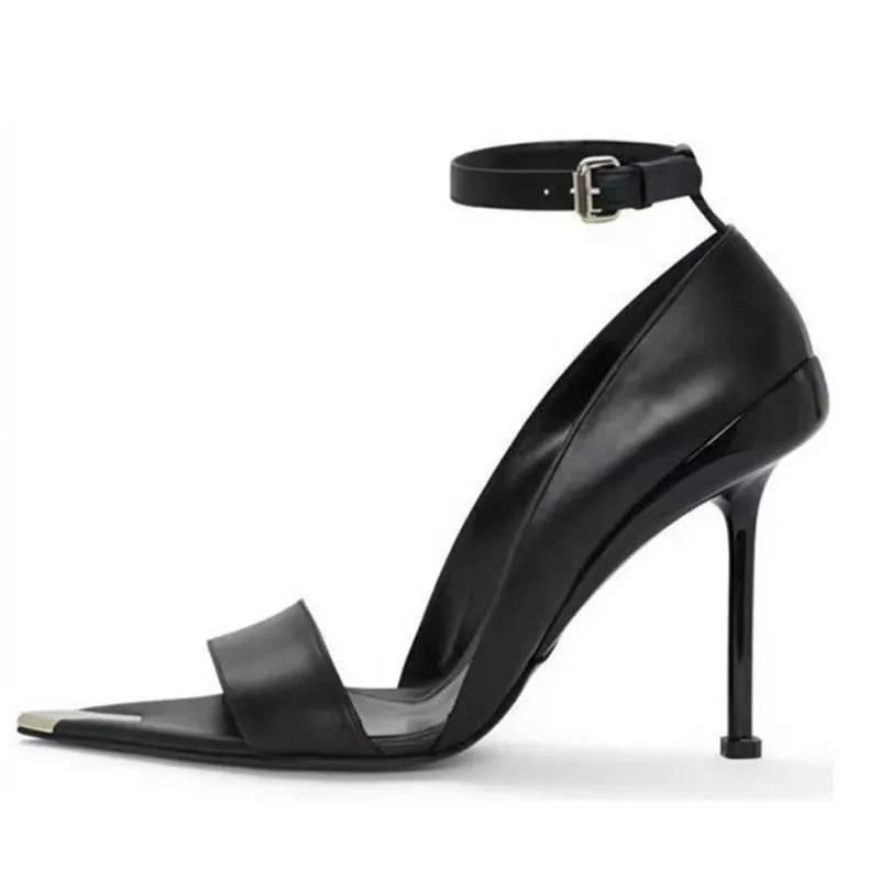 Pre Order:  Metal Pointed Toe Stiletto Shoes