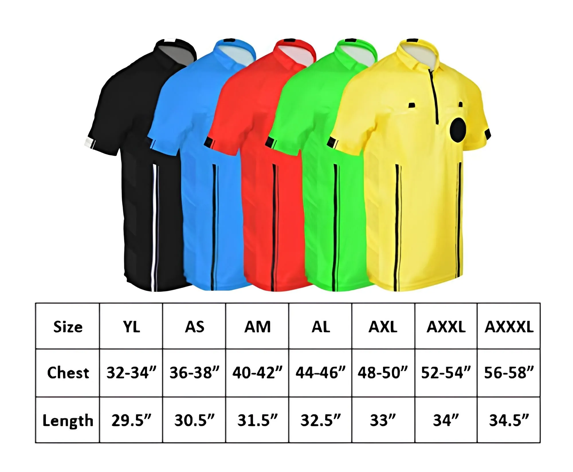 Pro Soccer Referee Uniform – 3 Piece Basics Ref Gear