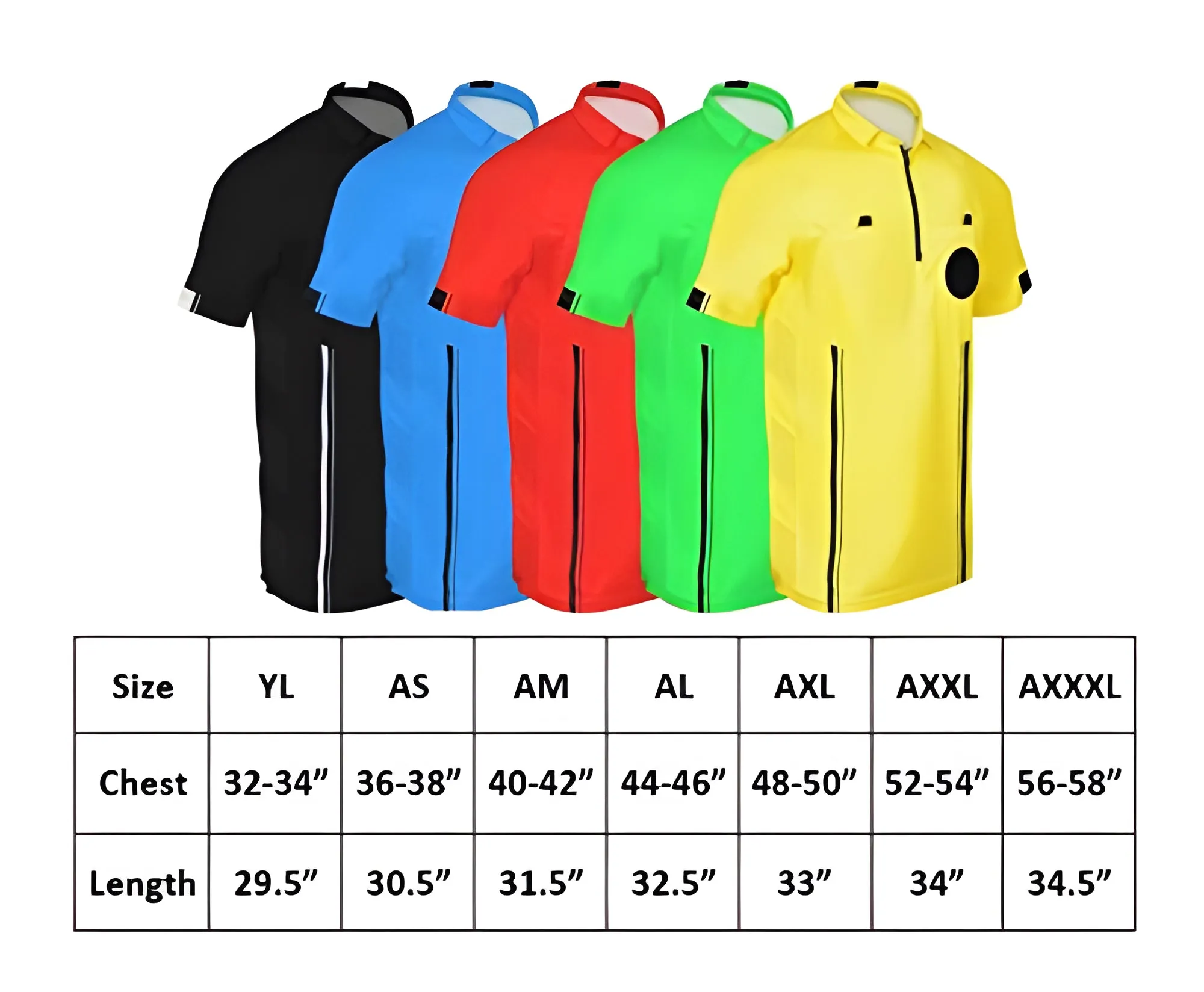 Pro Soccer Referee Uniform – 7 Piece Starter Ref Kit