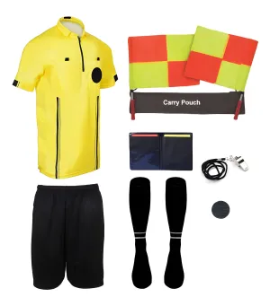 Pro Soccer Referee Uniform – 9 Piece Essentials Ref Pack