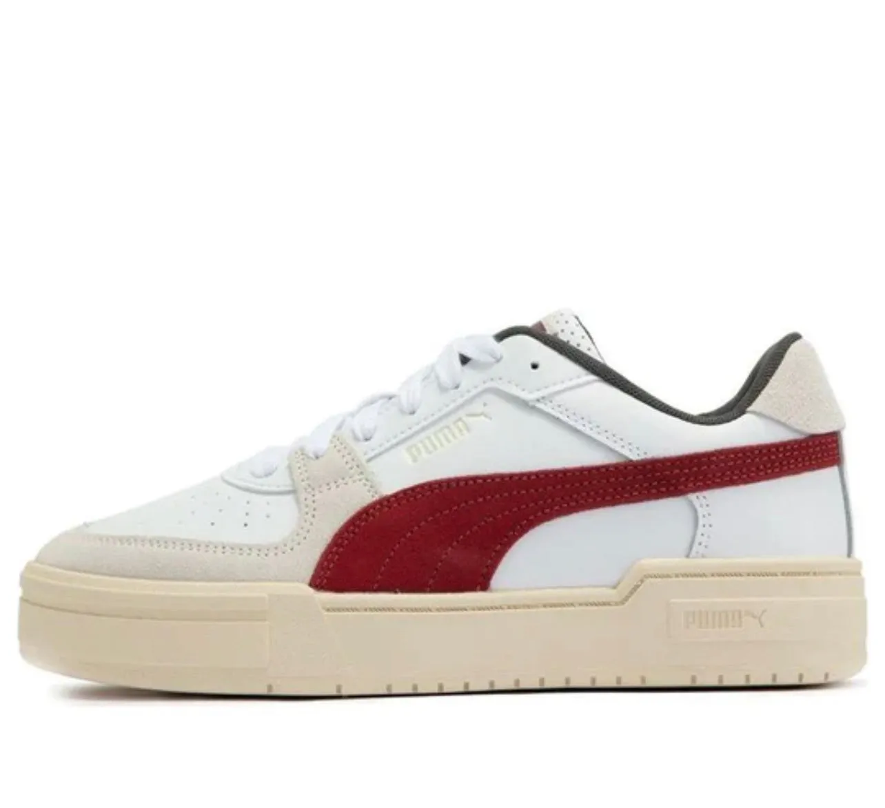 PUMA CA PRO IVY LEAGUE  MEN -WHITE-INTENSE RED