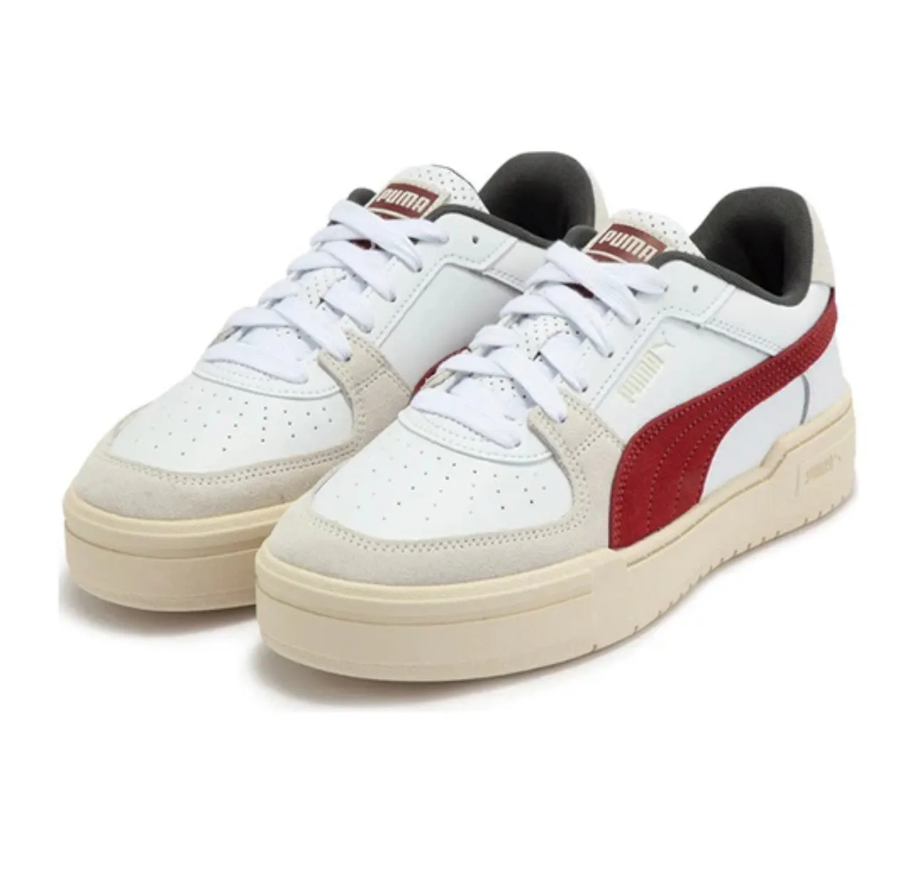 PUMA CA PRO IVY LEAGUE  MEN -WHITE-INTENSE RED