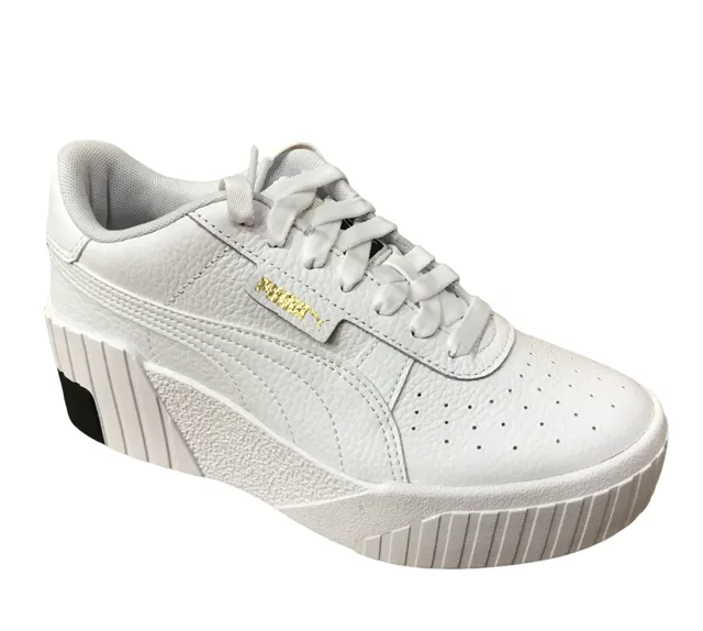 Puma scarpa sneakers da donna Cali Wedge 373438 03 bianco