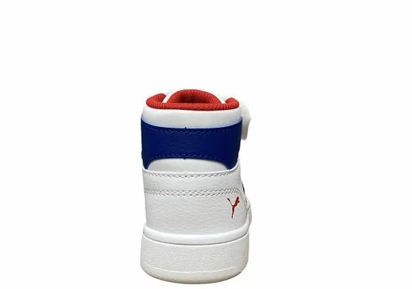 Puma scarpa sneakers da ragazzo Rebound Layup 370488 05 bianco blu