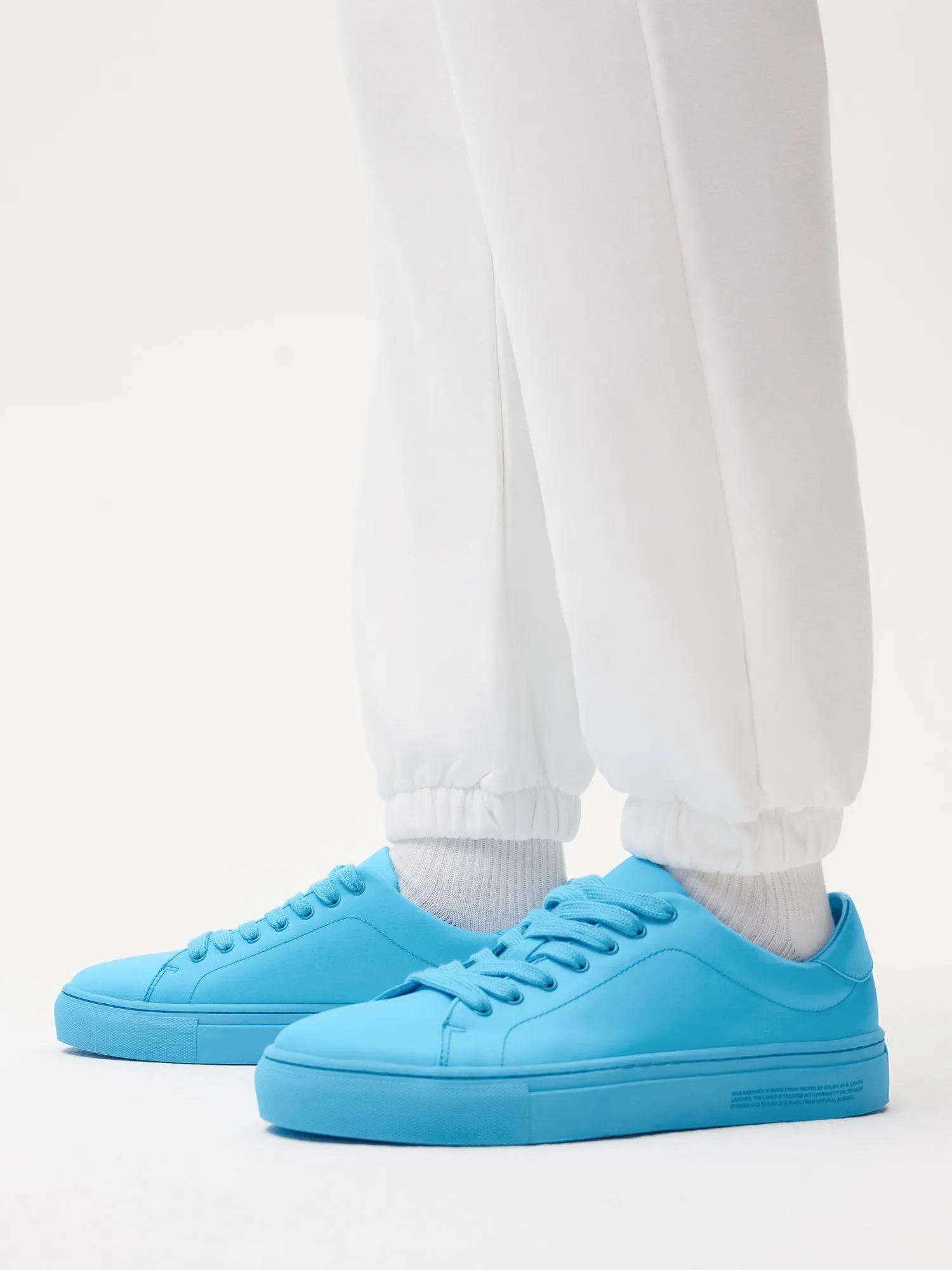 Recycled Nylon Sneakers—beach blue