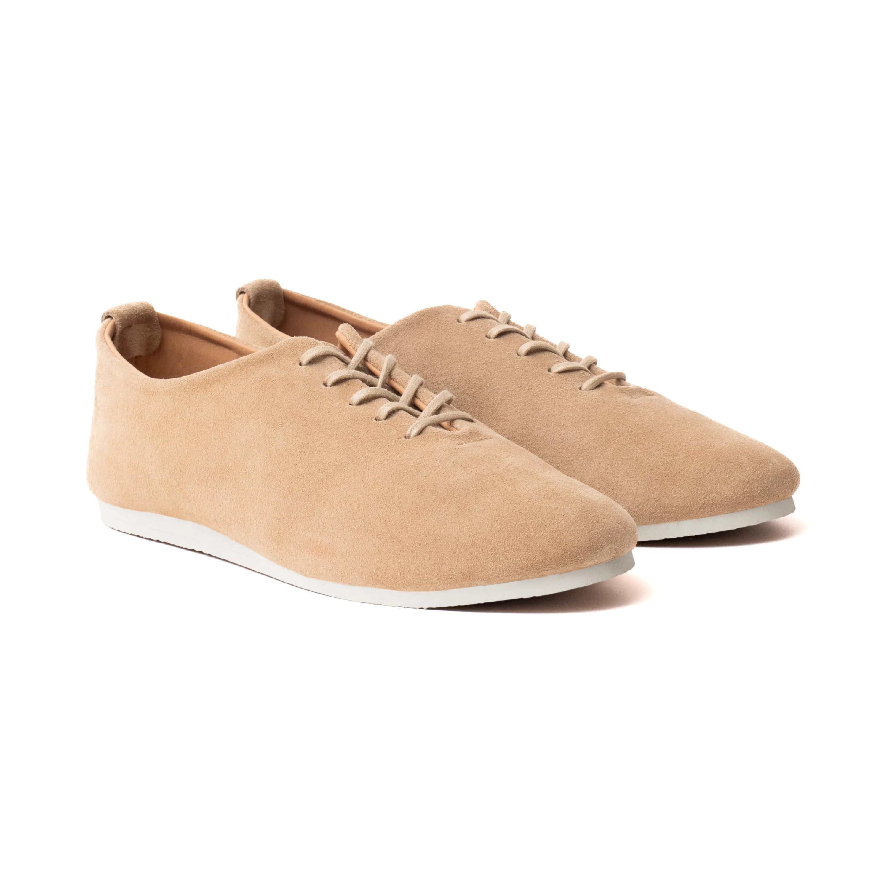 Regent Wholecut Shoe - Sand Janus Calf Suede