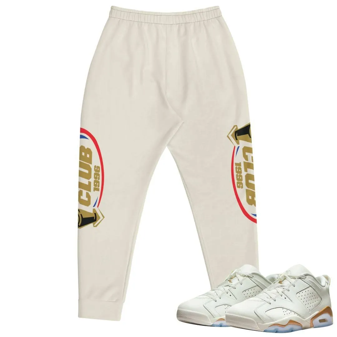 Retro 6 Low Chinese New Year Playoff logo joggers