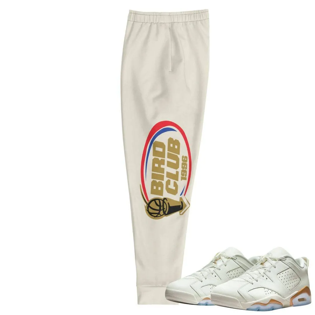 Retro 6 Low Chinese New Year Playoff logo joggers