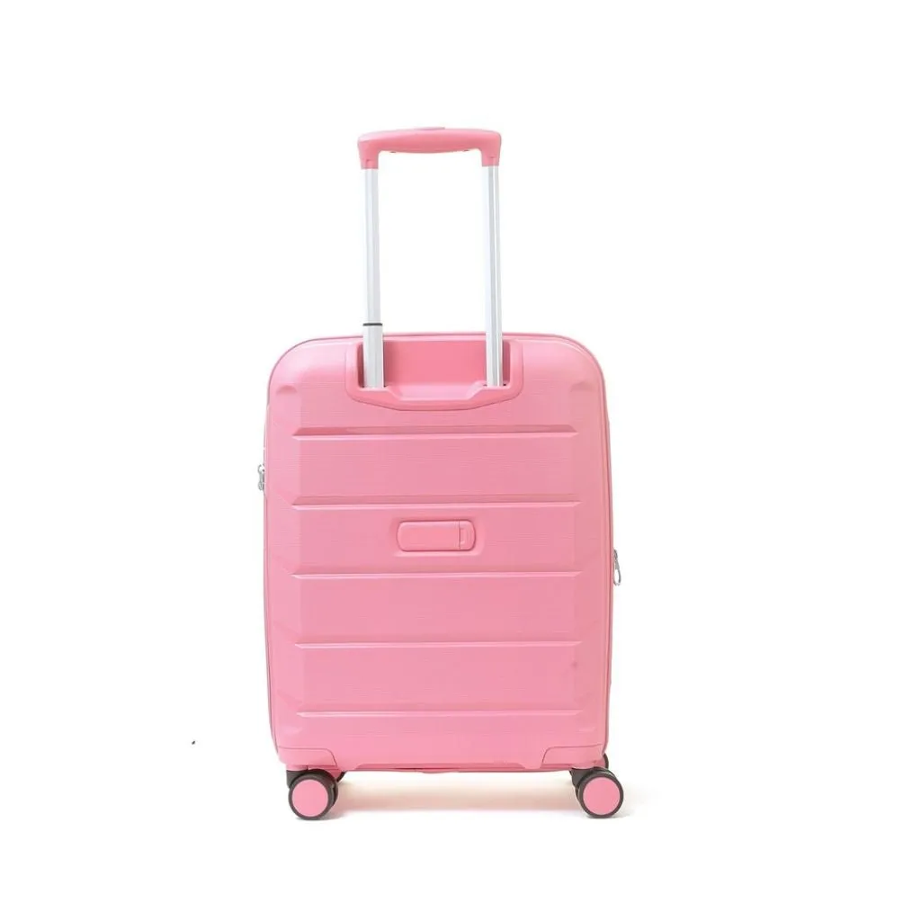 Rock Tulum 3 Piece Set Expander Hardsided Luggage - Bubble Gum Pink