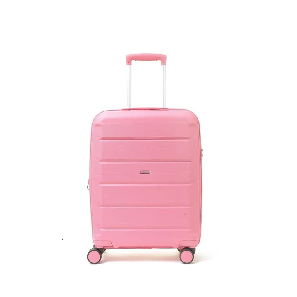 Rock Tulum 3 Piece Set Expander Hardsided Luggage - Bubble Gum Pink