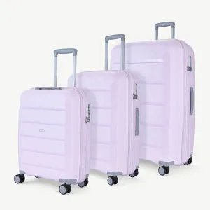 Rock Tulum 3 Piece Set Expander Hardsided Luggage - Lilac