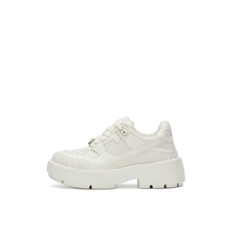 Rose Relief Sneakers White