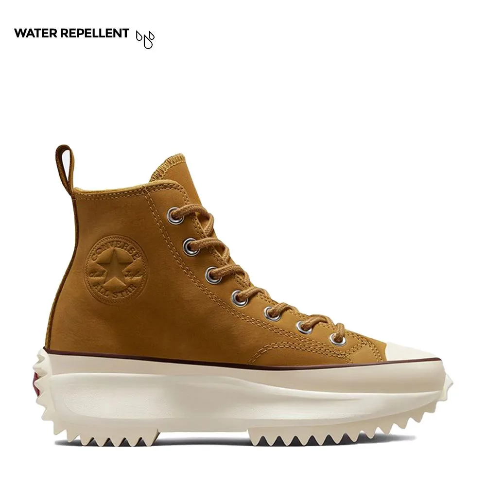 Run Star Hike Nubuck Hi Sneakers in Tan