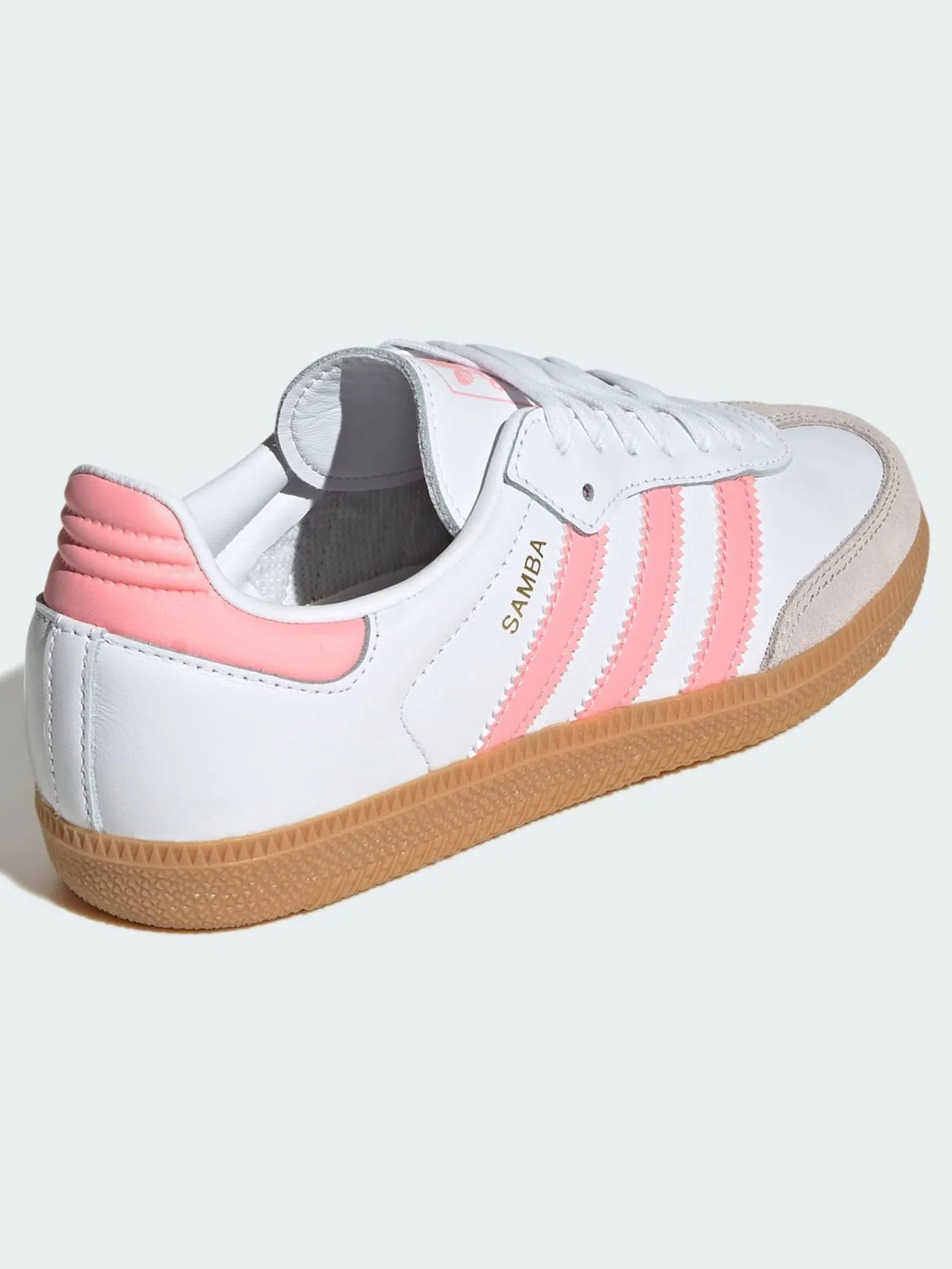 Samba OG White/Semi Pink Spark/Gum3 Shoes (Kids)