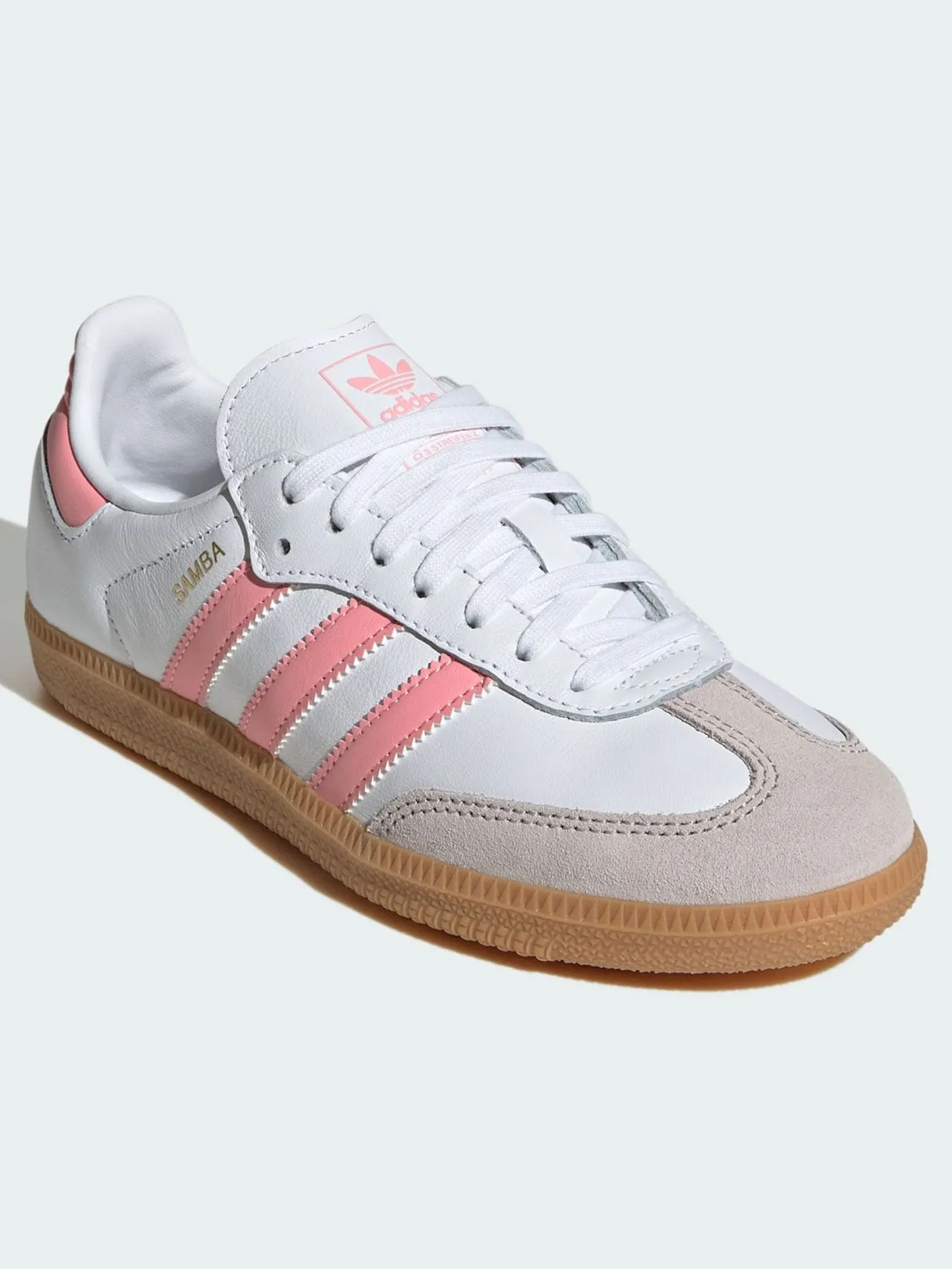 Samba OG White/Semi Pink Spark/Gum3 Shoes (Kids)