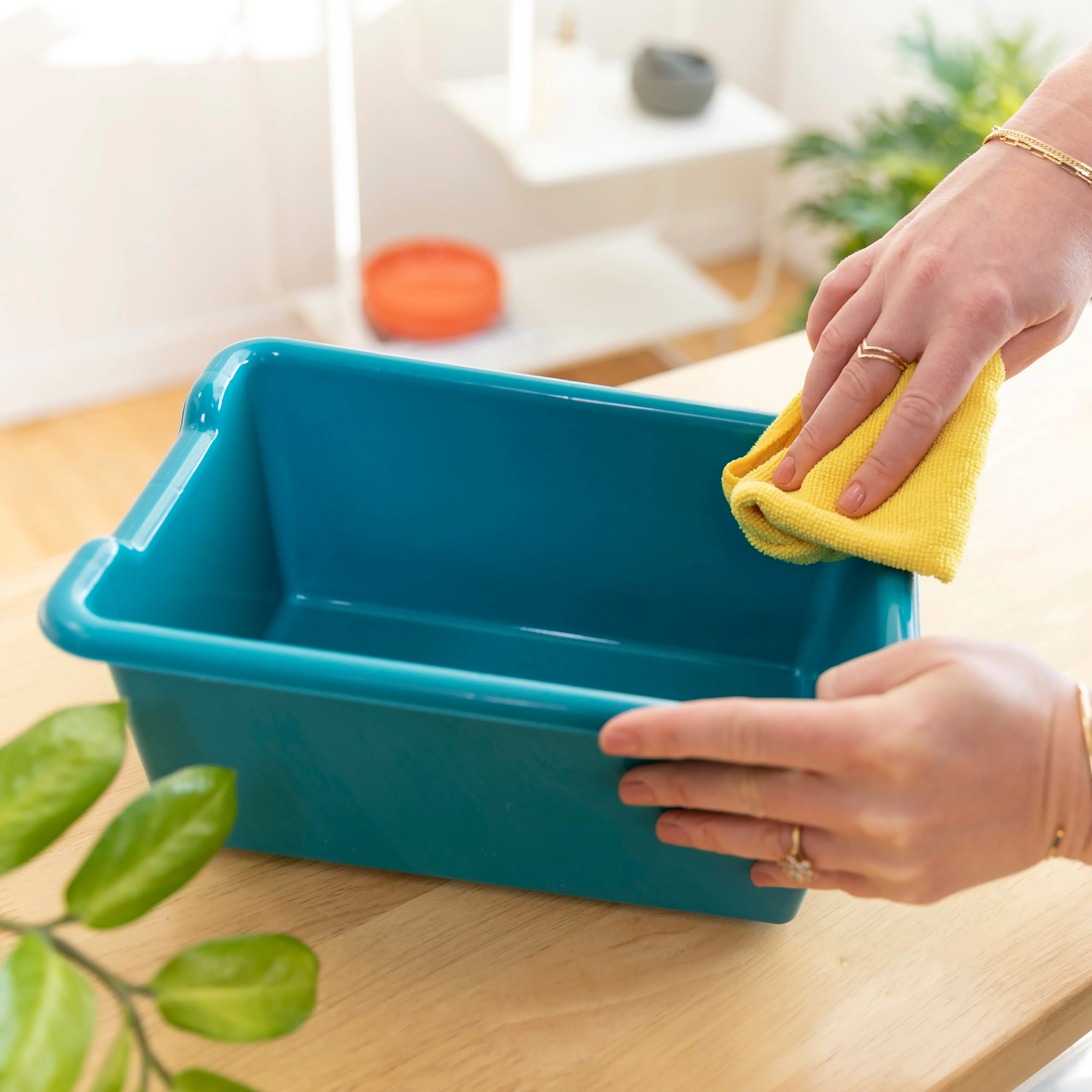 Scoop Front Storage Bins, Multipurpose Organization, 10-Pack