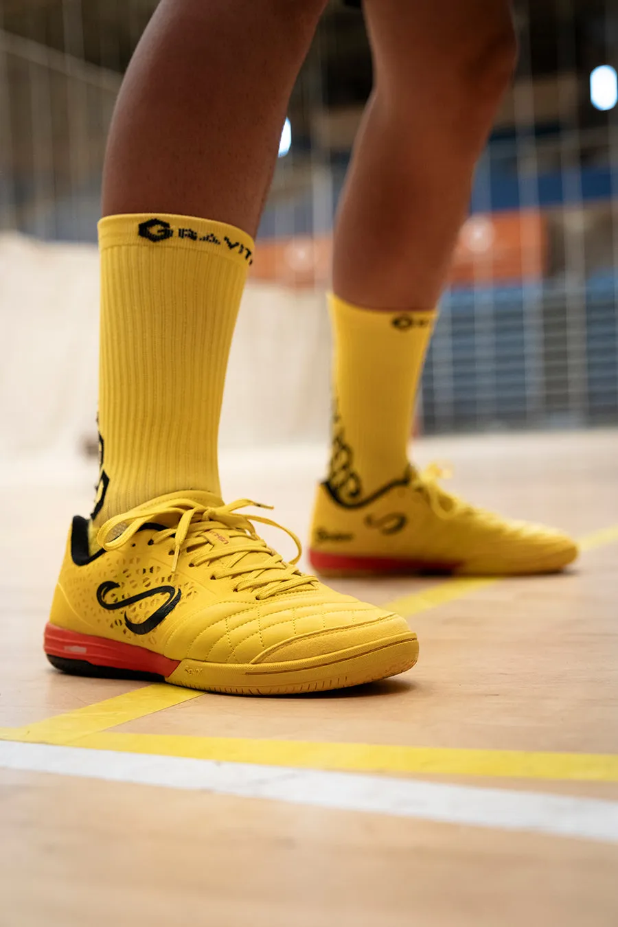 Senda Athletics USHUAIA Pro 2.0 Futsal Shoe - Yellow