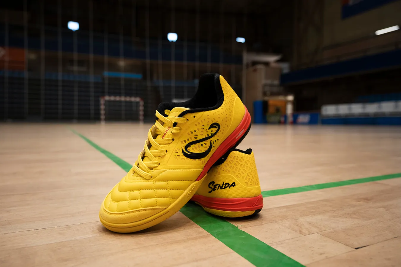 Senda Athletics USHUAIA Pro 2.0 Futsal Shoe - Yellow