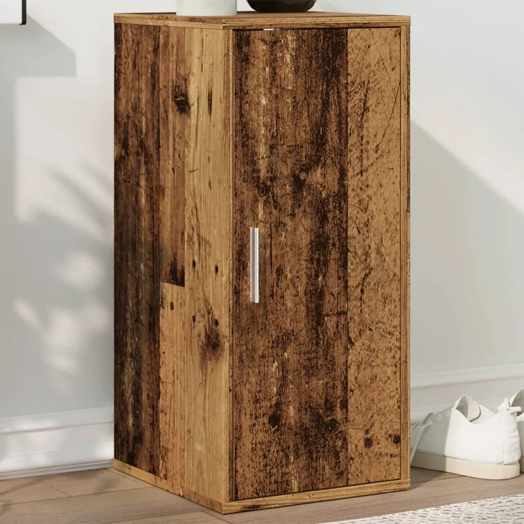 Shoe Cabinet Old Wood 32x35x70 cm Engineered Wood