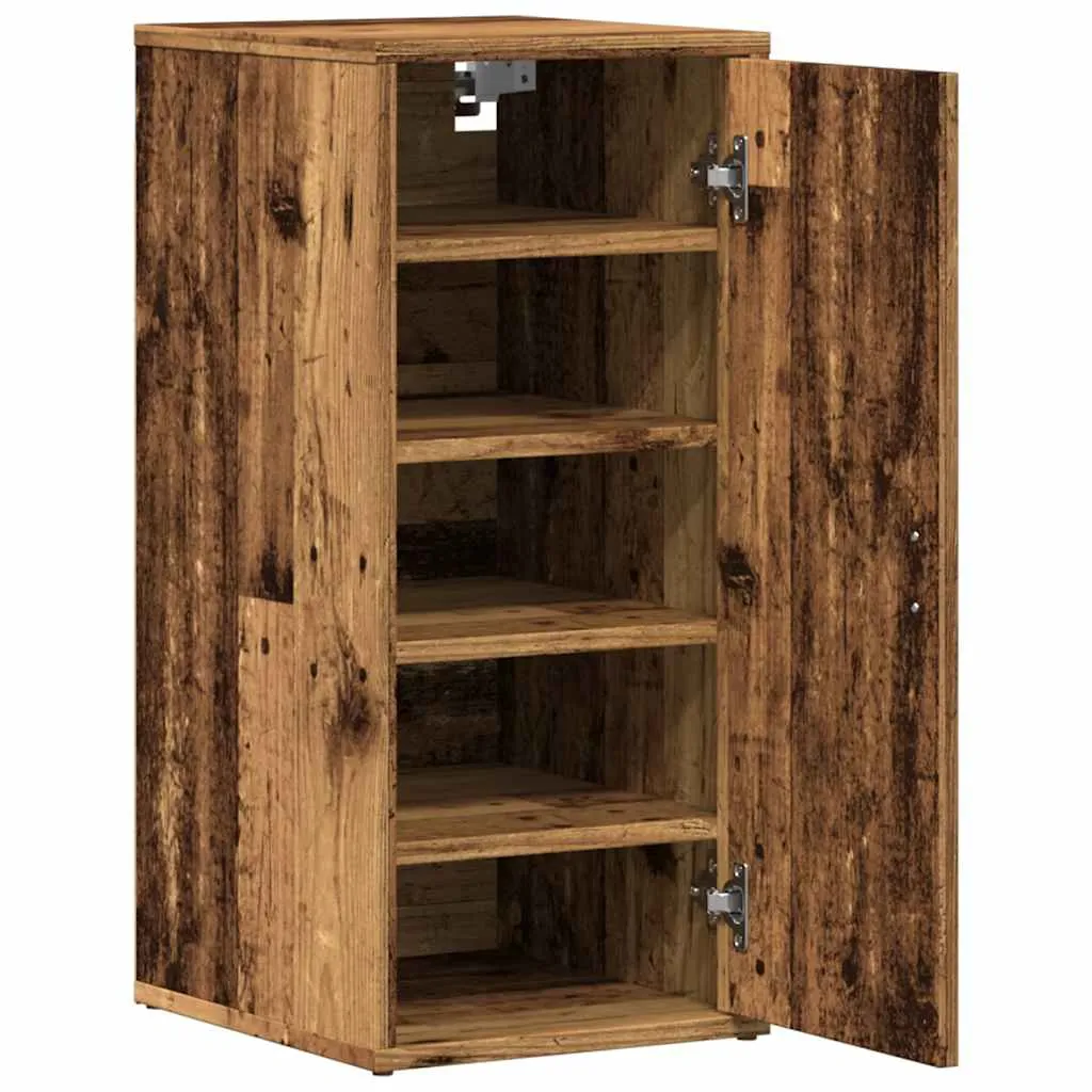 Shoe Cabinet Old Wood 32x35x70 cm Engineered Wood