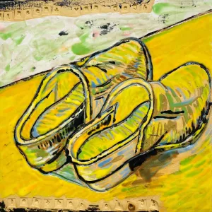 Sian Mather | Yellow Clogs, Leather