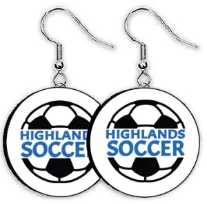 Soccer Earrings