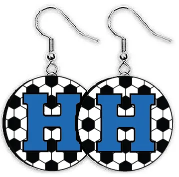 Soccer Earrings