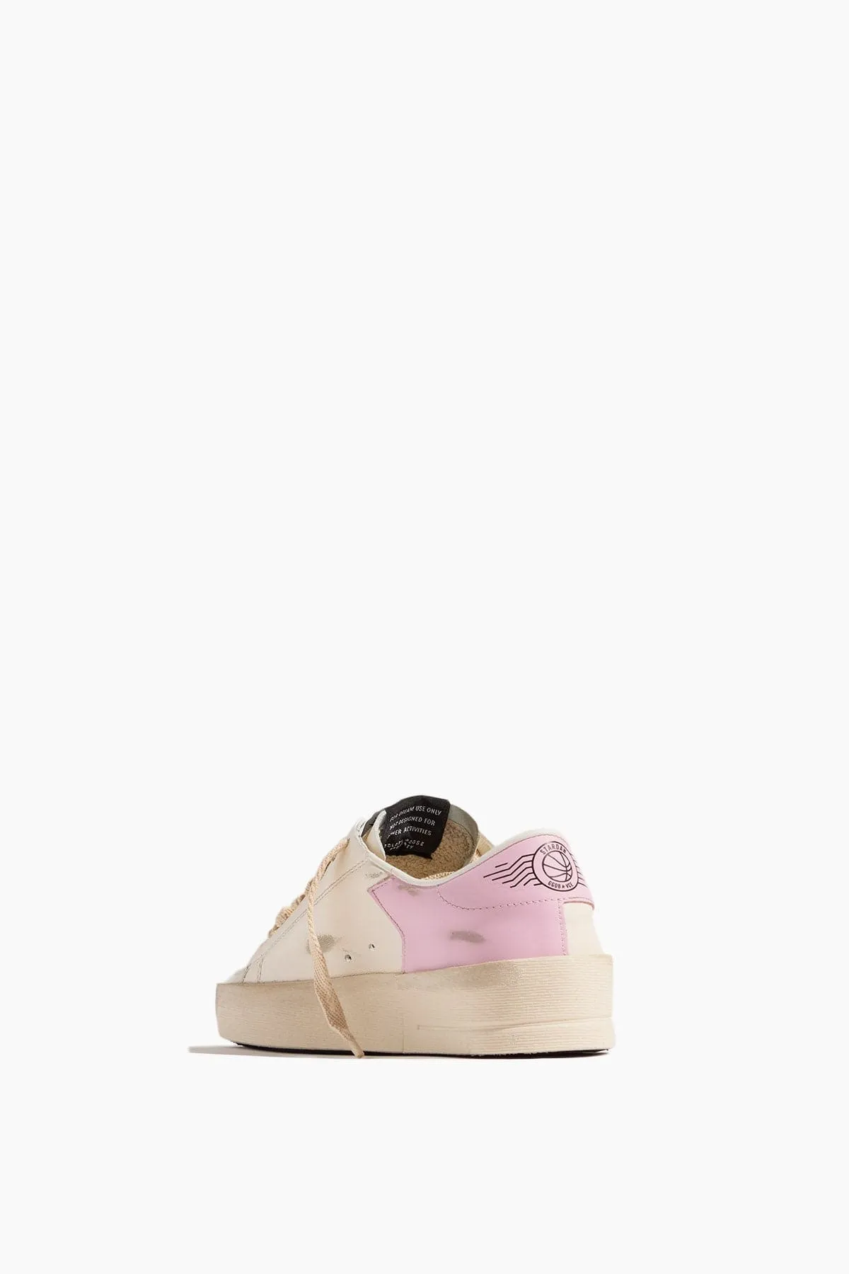 Stardan Sneaker in White/Orchid Pink