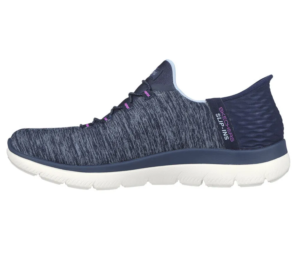 Summits Dazzling Haze in Navy/Purple by Skechers