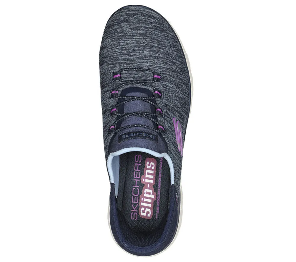 Summits Dazzling Haze in Navy/Purple by Skechers