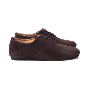 Talbot Oxford Shoe - Brown Janus Calf Suede