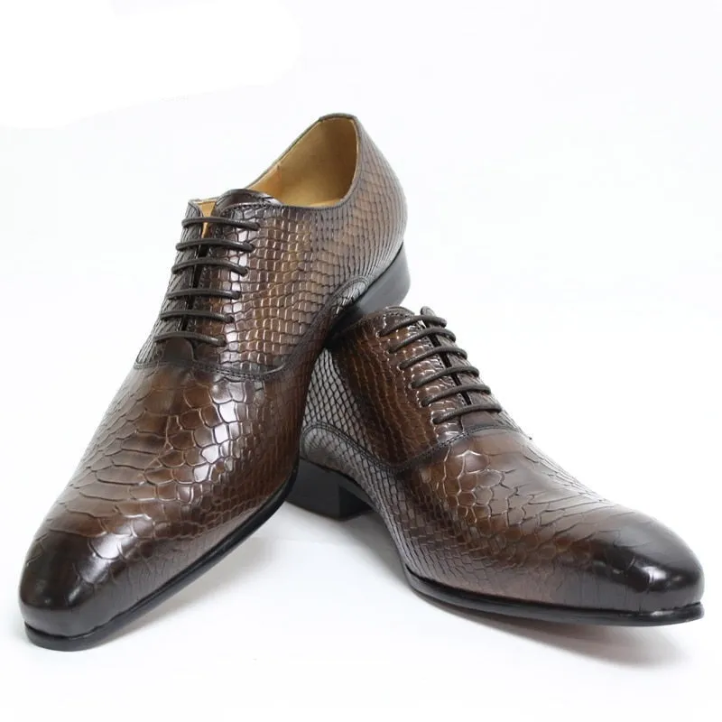 TEEK - Slither Laced Dress Shoes