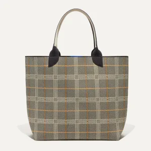 The Lightweight Tote - Black Glen Plaid